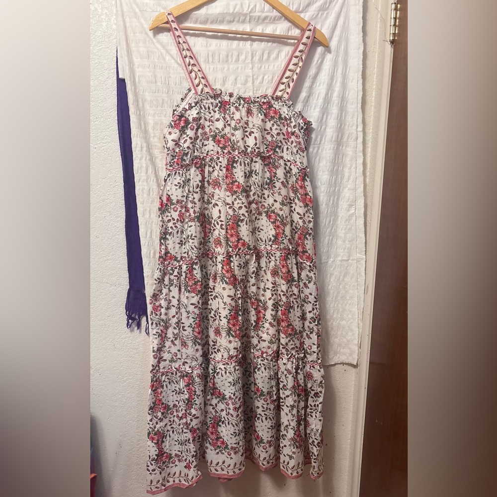 Max Studio Floral Maxi sleeveless Dress - Picture 5 of 13